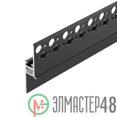 Профиль PLINTUS-FANTOM-H20-2000 BLACK L2000 алюм. Arlight 043618