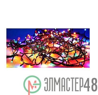 Гирлянда LD050C-GM 50 разноцв. светодиодов. 8 реж. IP44 5м SHLights 4690601021694