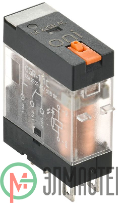 Реле общего назначения OGR-1 1C 220В AC с LED и тест. кнопкой ONI OGR-1-1C-AC220V-L-B