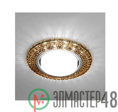 Светильник Emilia LED 53 3 76 полимер со светодиод. подсветкой GX53 чайн. ИТАЛМАК IT8698