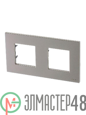 Рамка 2-м 4мод. Zenit шампань ABB 2CLA227200N1901