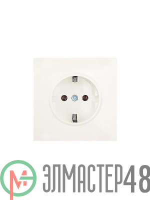 Розетка 1-мест. с/з ПБТ СП ZIMA IP20 16А безвинт. зажим слон. кость LEZARD 704-9088-122BQC
