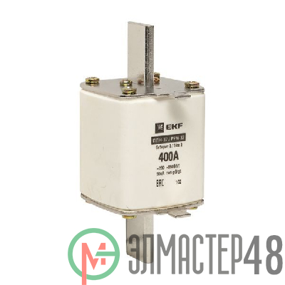 Вставка плавкая ППН-37 400А габарит 2 EKF fus-37/400