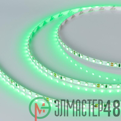 Лента светодиодная RT-A120-5mm 24V Green 9.6Вт/м IP20 2835 узкая (уп.5м) Arlight 015663(2)