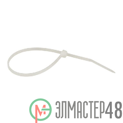 Хомут кабельный 2.5х150 нейл. бел. (уп.100шт) EKF plc-c-2.5x150
