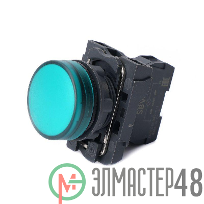 Лампа сигнальная SB5 в сборе модульная 22мм 230-240В AC зел. SE SB5AVM3
