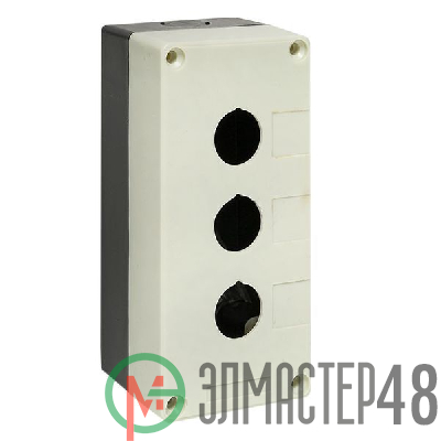 Корпус КП 103 3 кнопки белый EKF cpb-103-w