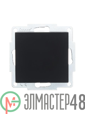 Механизм выключателя1-кл. СП VESNA черн. бархат LEZARD 742-4288-100