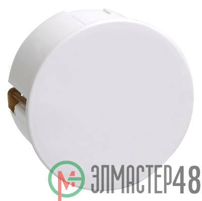 Коробка распаячная СП 80х40 КМ41024 для полых стен (метал. лапки. с крышкой) ИЭК UKG01-080-040-000-M