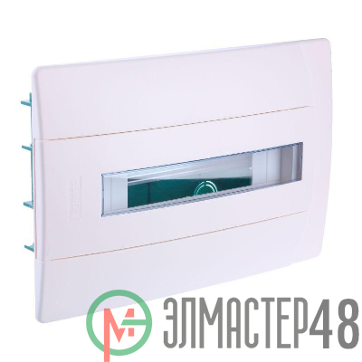Бокс СП Practibox 1х12 мод. с шинами N и PE IP40 бел/бел. двер. Leg 601117