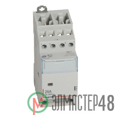 Контактор мод. 25А/4п 2НО+2НЗ 230В CX3 Leg 412533