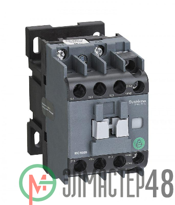 Контактор MC1E 3п 9А кат. 380В/400В AC 1НО+1НЗ SE MC1E09Q7