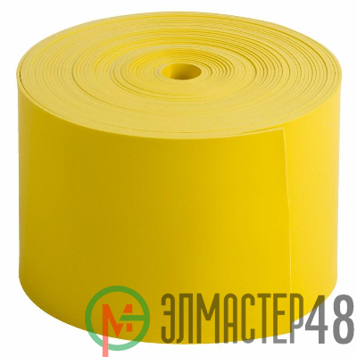 Лента термоус. ТЛ-0.8 50мм 5м с клеевым слоем желт. Rexant 48-9012