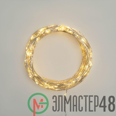 Гирлянда светодиодная "Роса" 30м 300LED тепл. бел. 3.6Вт IP44 с трансф. Neon-Night 303-216