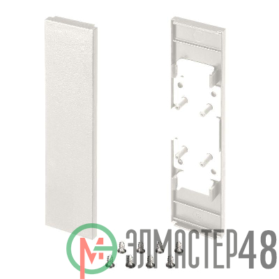Заглушка SL-LINE-25100-DUAL WHITE глухая пластик (комплект) Arlight 043125