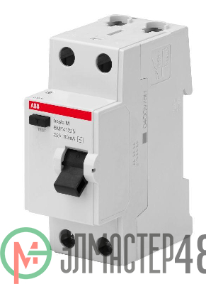 Выключатель диф. тока 2п 25А 30мА тип AC Basic M BMF41225 ABB 2CSF602041R1250