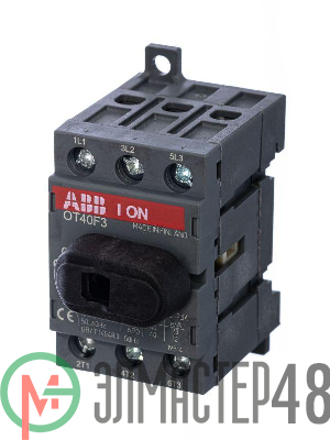 Рубильник 3п OT40 F3 40А (23А AC23) ABB 1SCA104902R1001