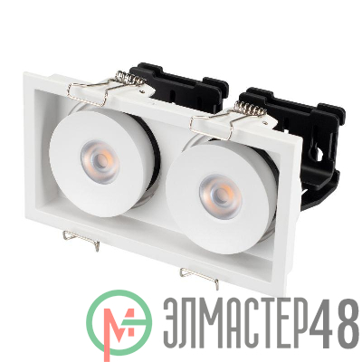 Светильник светодиодный CL-SIMPLE-S148x80-2x9W Warm3000 WH 45 deg IP20 металл Arlight 026876