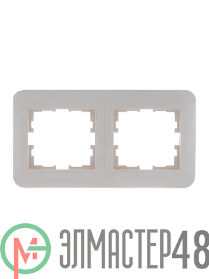 Рамка 2-м KARINA LIFE горизонт. крем. LEZARD 708-0300-147
