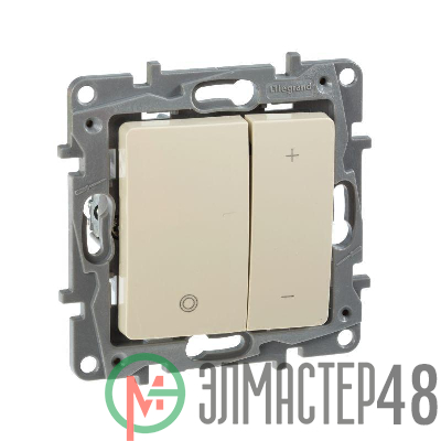 Механизм светорегулятора СП Etika 400Вт нажимн. сл. кость. Leg 672318