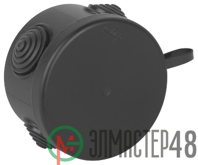 Коробка Тусо распаячная для ОП 70х50мм УХЛ1 черн. Ruvinil 67020МЧ