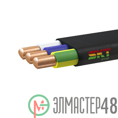 Кабель ВВГ-Пнг(А)-LS 3х1.5 (N PE) 0.66кВ (уп.100м) СКТ Псковкабель 02-07-166-0006