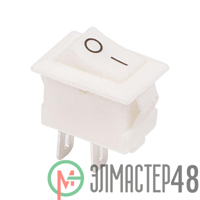 Выключатель клавишный 250В 3А (2с) ON-OFF бел. Micro (RWB-101) Rexant 36-2012
