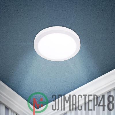 Светильник светодиодный LED 8-12-4K 12Вт 220В 4000К круглый накладной бел. ЭРА Б0050275