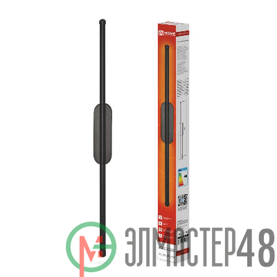 Светильник светодиодный ESTETIKA LUV-60C-30BL 10Вт 3000К 700лм 230В 600х50х25 черн. IN HOME 4690612054803