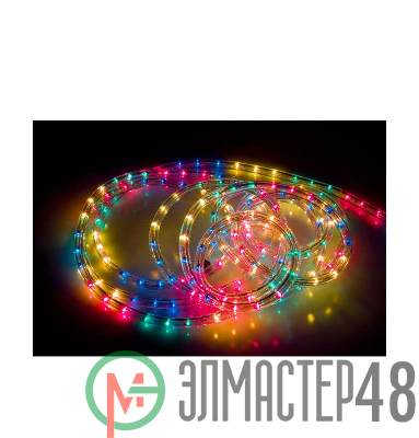 Шнур светодиодный Дюралайт LDRP3W06 6м мульти SHlights 4690601005786