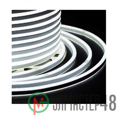 Шнур светодиодный гибкий неон LED SMD форма - D 16х16мм 120LED/м бел. (уп.50м) Neon-Night 131-085