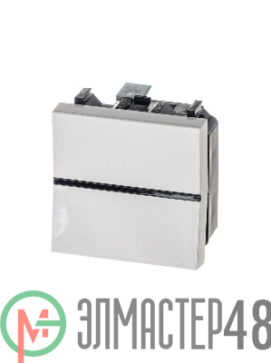Механизм переключателя 1-кл. с клавишей 2мод. Zenit бел. ABB 2CLA220200N1101