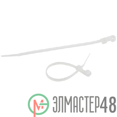 Хомут кабельный под винт 3.6х150 NO-225-316 бел. (уп.100шт) Эра Б0066041