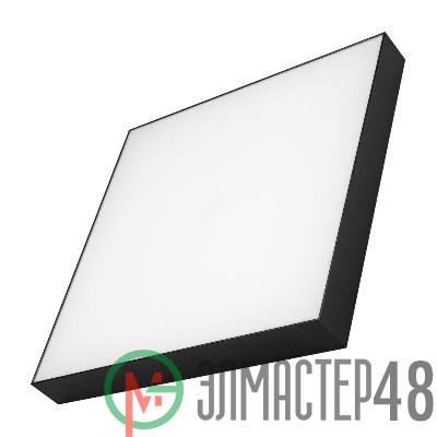Светильник светодиодный SP-QUADRO-S500x500-50W Warm3000 BK 120 deg IP40 230В металл Arlight 034802