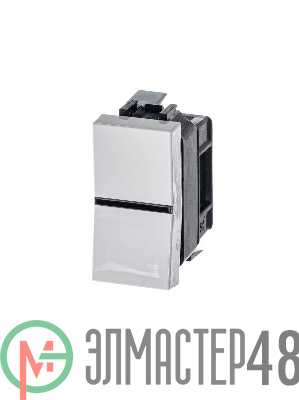 Механизм переключателя 1-кл. с клавишей 1мод. Zenit бел. ABB 2CLA210200N1101