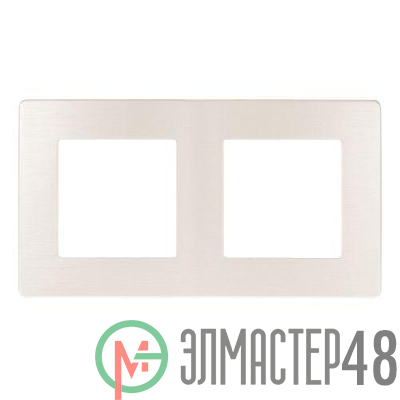 Рамка 2-м 12-5102-15 сатин перламутр Эра Б0052518
