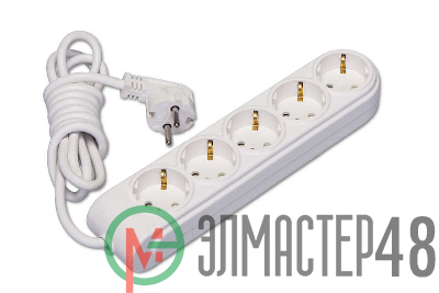 Удлинитель 5х15м с заземл. 16А IP20 защ. шторки Makel N5210093