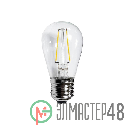Лампа светодиодная ST45 Ретро Filament 2Вт 230В 3000К E27 тепл. бел. Neon-Night 601-801