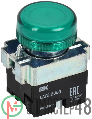 Арматура светосигнальная LAY5-BU63 d22мм зел. ИЭК BLS50-BU-K06