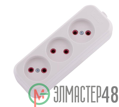 Колодка удлинителя 3-м без заземл. Lezard 720-0300-303