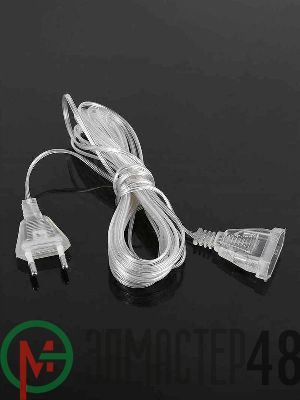 Удлинитель для гирлянды 3м Космос KOCNL_EL166_3M