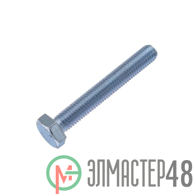 Болт М6х16 с шестигранной головкой цинк. DIN 933 (уп.100шт) класс прочности 5.8. пакет СТРОЙМЕТИЗ UTORM3011218