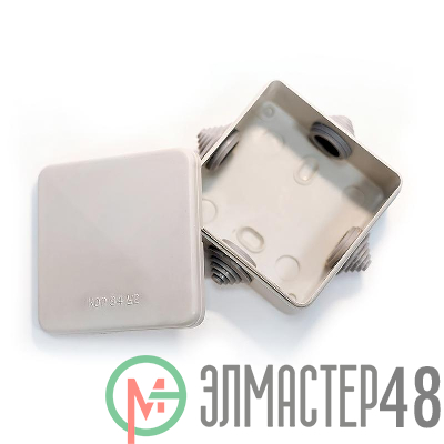 Коробка распределительная ОП 80х80х40мм IP43 КОР94-4М У2 ПЭМИ 43Б29КОР94М