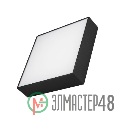 Светильник светодиодный SP-QUADRO-S250x250-25W Day4000 BK 120 deg IP40 230В металл Arlight 034789