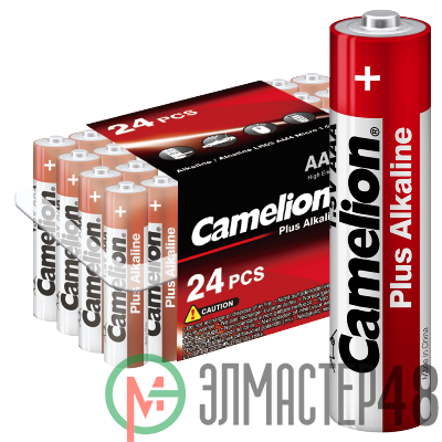 Элемент питания алкалиновый LR LR03 (уп.24шт) Camelion 7615