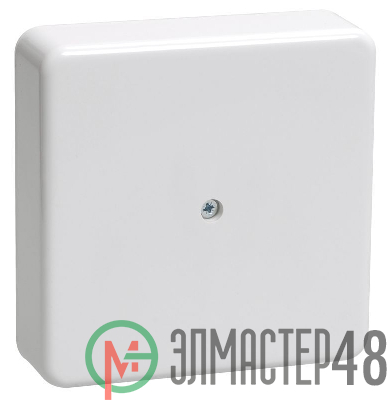 Коробка распаячная ОП 75х75х20 IP20 КМ41212-01 (6 клем. 6кв.мм) бел. ИЭК UKO10-075-075-020-K01