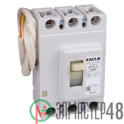 Выключатель автоматический 250А 1500Im ВА51-35М2-341810 УХЛ3 690В AC НР230AC/220DC КЭАЗ 235723