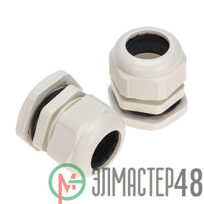 Ввод кабельный PG-29 (18-25мм) сер. комплект (уп.2шт) Rexant 07-8029-A2
