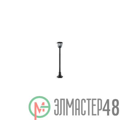 Светильник светодиодный садово-парковый ДТУ 07-8-004 Валенсия 3 8Вт 3000К IP44 6 гранный напольный черн. Эра Б0064232