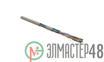 Кабель FTP 4-C5E-SOLID-GY-305 витая пара экран. FTP (F/UTP) кат.5e 4х2х0.5 (24 AWG) ож (solid) экран-фольга PVC (305м) (м) Hyperline 42052